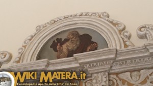 Parte superiore altare maggiore - Chiesa di Madonna delle Virtù Nuova - Sasso Barisano - Matera  