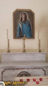 Quadro Madonna dei Sette Dolori - Chiesa di Madonna delle Virtù Nuova - Sasso Barisano - Matera  